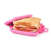 New Microwave Toastie Maker Non stick Dishwasher Microwave safe Pink