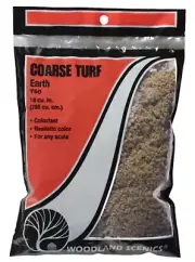 NEW Woodland Train Scenery Turf Fine Coarse Earth Bag T60
