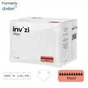 Adult All-In-One Slips, Unisex, Invizi (formerly Dailee), Maxi, XS-XXL, 60pcs