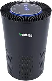 [OdorStop] HEPA Air Purifier with H13 HEPA Filter, UV Light, Active Carbon, Multi-Speed, Sleep Mode and Timer (OSAP5, Black)