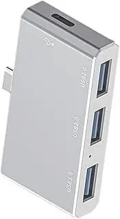 USB C Docking Station - Type-C 4-in-1 3 Monitor Docking Station,Multifunctional & Portable Multiple Monitor Docking Station for Electronic Devices, Phones