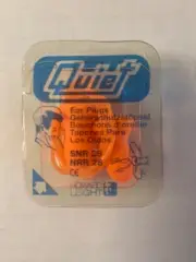Howard Leight Quiet Ear Plugs Corded 7 Pairs Orange SNR 26 NRR 28 - See Details