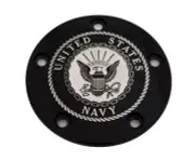 Black Navy Timer Points Cover Custom Engraving NAV16-04BG