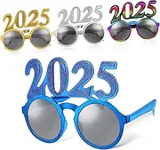 TOBBOMEY 4 Pairs Glasses New Years Eve Decorations New Years Decorations New Year Decorations New Year Eve Party Favors New Years Eve Party Supplies New Year Eve Accessories PC