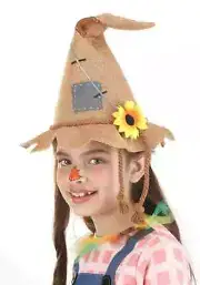 Kid's Scarecrow Costume Hat