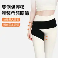 在飛比找momo購物網優惠-【Kyhome】髖關節雙側保護帶(骨盆 大腿加壓穩固 髖部固