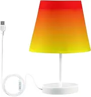 [Joisal] Sunset Gradient Table Lamp for Living Room with Lampshade Night Stand Lamps, Living Room Lamp