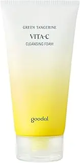 [GOODAL] Green Mandarin Vitamin C Cleansing Foam for Sensitive Skin | Gentle Formula for Deep Cleansing | Rich Daily Foaming Facial Cleansing | Non-Irritating (5.07 fl oz) (Ver.2)