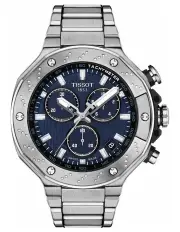 [Tissot] T-Race Chronograph T1414171104100 Watch in Blue