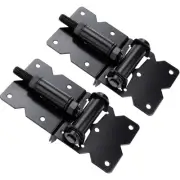Self Closing Gate Hinges Adjustable Heavy Duty Hardware 90 Degree Gate Hinges...