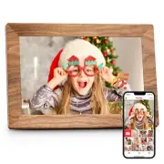 Frameo 10.1" Digital Picture Frame with 32GB Memory WiFi Electronic Photo Fra...