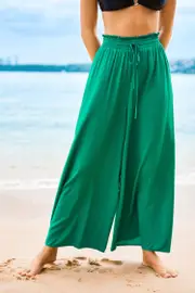 Cupshe Lush Valley Green Cover-Up Pants - Green,M