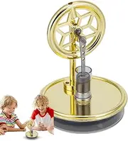 Steam Engine - Stirling Mechanical Model Low-Temperature,Home Desktop Decoration, Educational Science Kits for Boyfriend Girlfriend