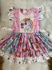 Unicorn Twirly Dress