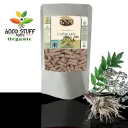 Valerian Root Capsules ORGANIC Vegan NO FILLERS 500mg 100% Pure 50 - 100 - 200