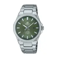 在飛比找蝦皮商城優惠-CASIO 卡西歐 EDIFICE輕薄系列 髮絲紋腕錶-綠 