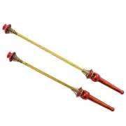 KCNC Grooving QR Road Titanium Axle Hub Skewer , Red