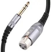 TEKERA XLR Female to 1/4 Inch 6.35mm TRS Plug Interconnect Extension Cable AU