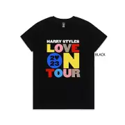 Harry Styles T-Shirt, Love On Tour 2023 T-Shirt BLACK