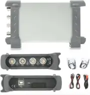 4 Channel Oscilloscope Kit, Digital 70Mhz PC USB Oscilloscope,Hantek 6074BC 1...