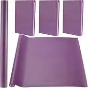 CRASPIRE 80x42cm PU Leather Book Cloth Purple for A3-A8 Books Binding Smooth Surface Polyurethane Coated Non-Woven Base Covering Protector Bookcover Album Scrapbooking DIY Bookcloth