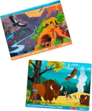 Melissa & Doug National Parks Yellowstone & Grand Canyon 24Pc Jigsaw Puzzle Bund