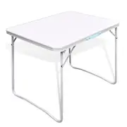 Foldable Camping Table with Metal Frame 80 x 60 cm vidaXL