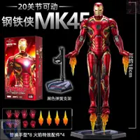 在飛比找蝦皮購物優惠-好物與您分享@ 中動 鋼鐵俠 官方正版模型 mk50手辦玩具
