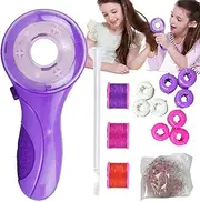 Electric Hair Braider | Electric Hair Braider Machine,Electric Braider Styling DIY Tool Fashion Salon Toy Kits for Teen Girls Blavk
