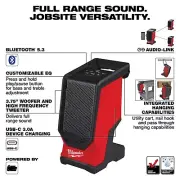 Milwaukee 2954-20 M18 Bluetooth Jobsite Speaker