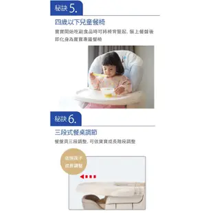 【Combi】(原廠福利品) Letto ST 星河藍 手動安撫餐搖椅｜附餐盤｜0-4歲