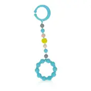 Nuby Tag Along Soft Silicone Baby Mouth/Gum Teether Attachment 3m+ Assorted