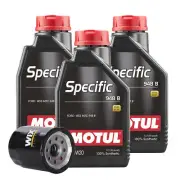 3L Motul SPECIFIC 948B 5W20 Wix Filter Motor Oil Change Kit API SN (for: Honda)