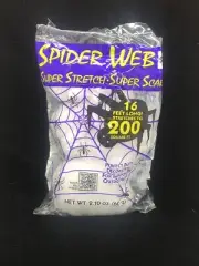Super Stretch Realistic Spider Web Scary Halloween Party Decor 16 Feet