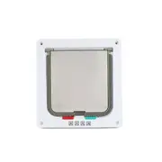 Flap Door Screen 4-Way Safe Lockable Pet Cat Dog