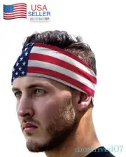 Sports Headband for Men Women Moisture Wicking Sweat Band Elastic Hair Band USA
