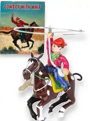 Schilling Cowboy With Whip & Lasso - Wind Up / Clockwork Toy (BRAND NEW)