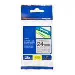 Brother TZe-M951 Black on Silver (Matt) Laminated Labelling Tape - 24mm x 8 Metres