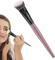 Blush Brush - Soft Bristles Highlighter Contour Setting Powder Brush,Cosmetic Blending, Portable Face Makeup Tool for Women Girls