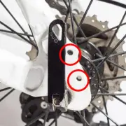 Space Saving Foldable Pedals for Bicycle Rear Wheel Easy to Use and Install
