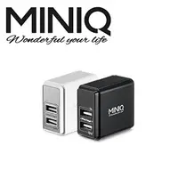 在飛比找有閑購物優惠-[富廉網]【miniQ】AC-DK49T 智慧型數字顯示 充