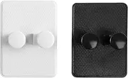 Plastic Shower Razor Holder Wall Mounted Bathroom Organizer Hook for Keys, Toothbrush, Small Items (White+Black)