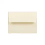 JAM Paper A2 Strathmore Invitation Envelopes 4.375 x 5.75 Ivory Wove 900919415I