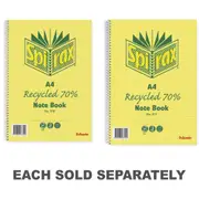 Spirax Recycled A4 Notebook (Pack of 5)