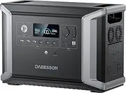 DBS2300 Portable Power Station, 2330WhEV Semi-Solid State LiFePO4 Solar Generator with 1.5H Fast Charge, BMS and 0.015S EPS Uninterruptible Power Supply