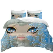 Faces of Faery #135 Beautiful Snowflake Ice Girl Quilt Cover