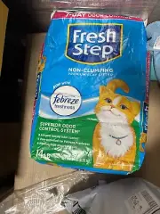 Fresh Step Cat Litter Non-Clumping Premium Febreze Freshness