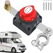 Car Battery Disconnect,Power Isolator Breaker for Boat - Multifunctional Battery Negative Power Disconnect for Car, RV, Boat, Truck