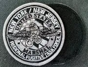US Marshals Service - NY/NJ Task Force 3.0in black/gray +hook version Very Rare