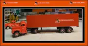 1:50 Custom Corgi B-61 Tractor Trailer in authentic ALLIS CHALMERS colors